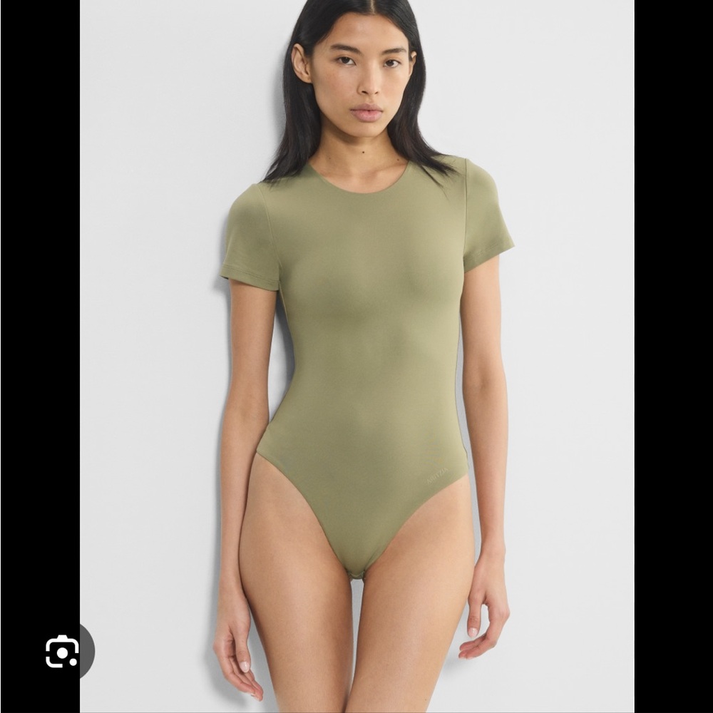 Aritzia Contour Bodysuit - Sundried Olive